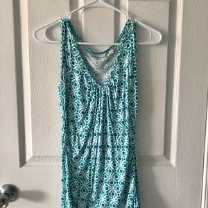 New York & Company Sleeveless Top (Blue-Green)